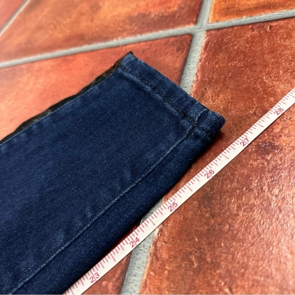 Anthropologie x Pilcro High-Rise Floral Contrast Skinny Jeans